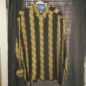 Mens- Vintage Versace Classic V2 Silk shirt